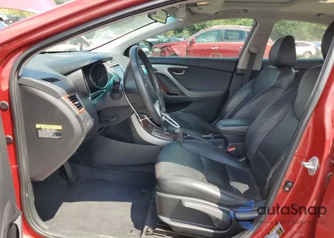 2012 Hyundai Elantra Gls из США, поврежденный, VIN KMHDH4AE6CU434931